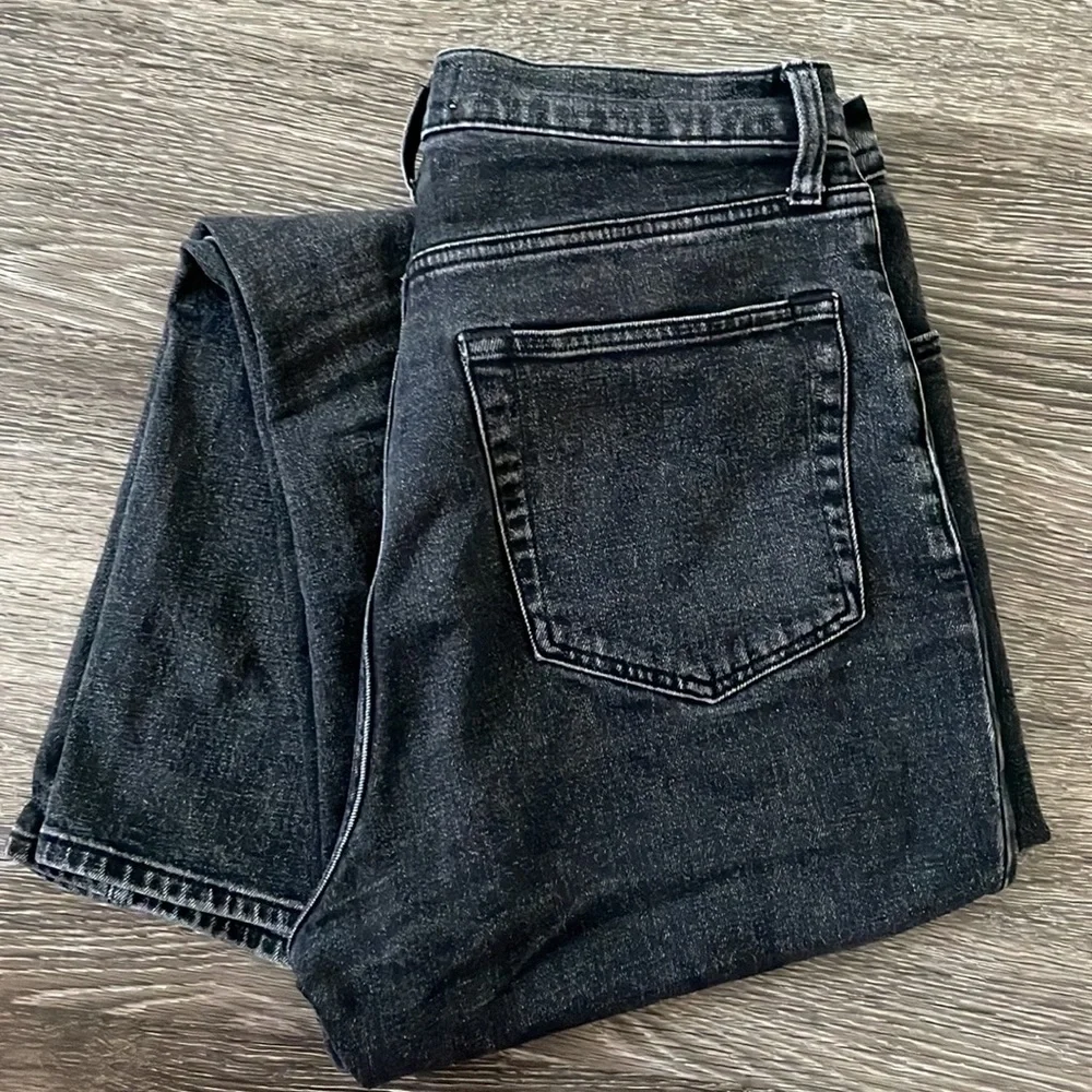 Abercrombie 90s Slim Straight Black Jeans - Picture 2 of 2